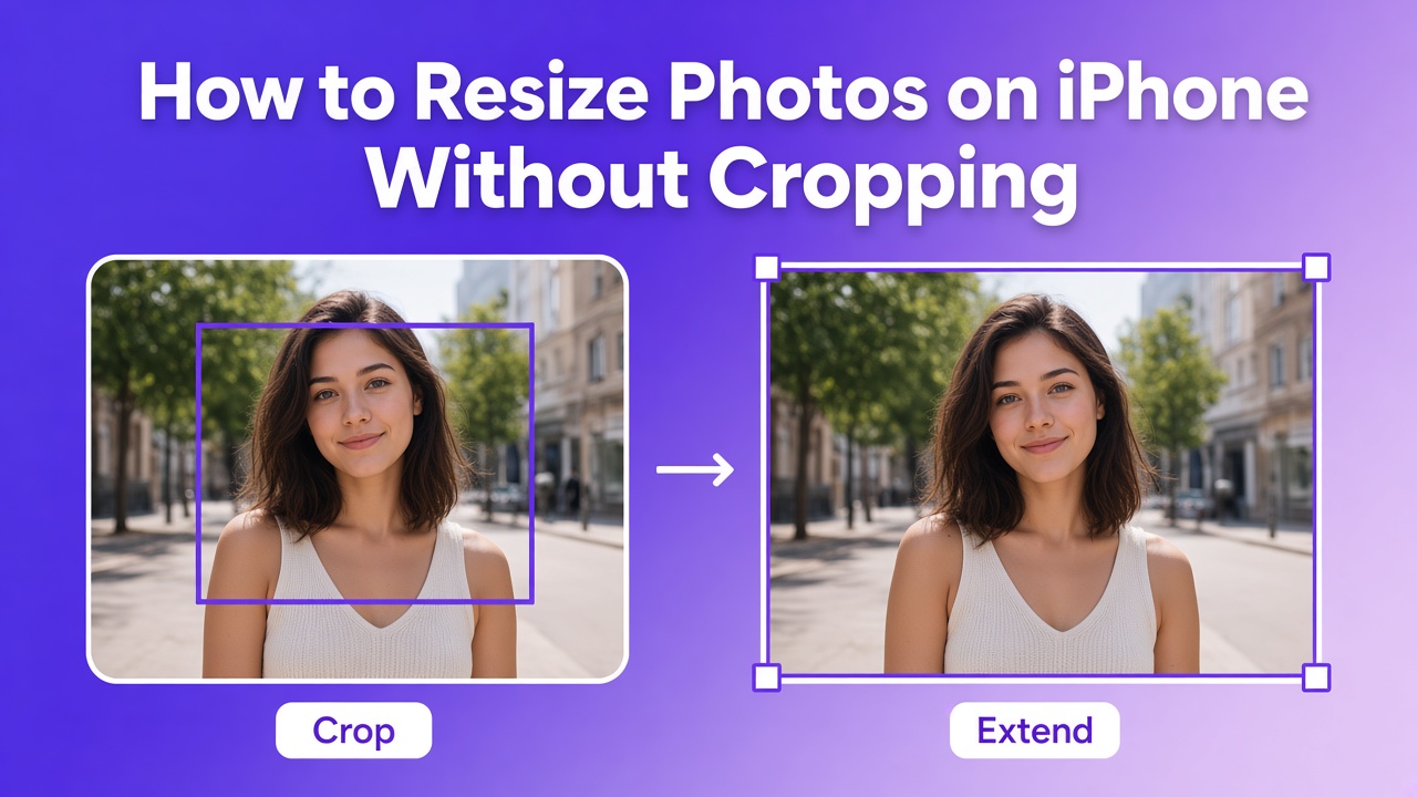 How to resize photos on iPhone without cropping